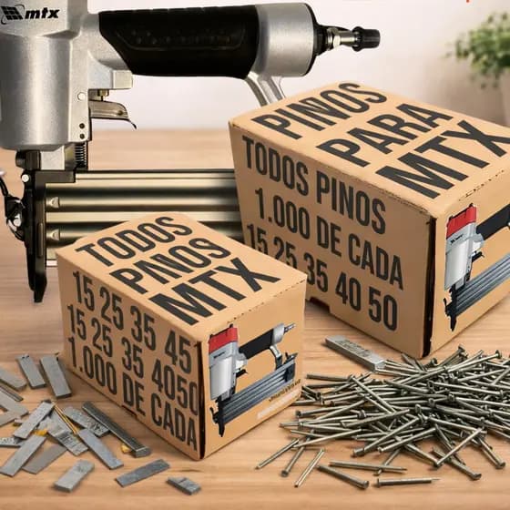 MONTE SEU KIT: Pinador MTX + Pinos - GGE Grampeadores