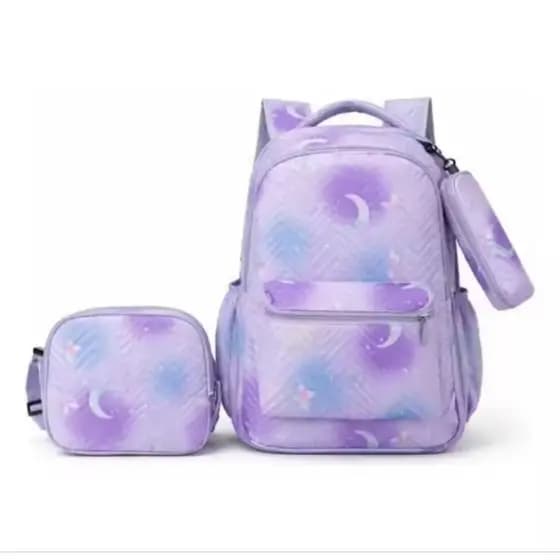Kit mochila infantil com estojo escolar feminino #Oferta