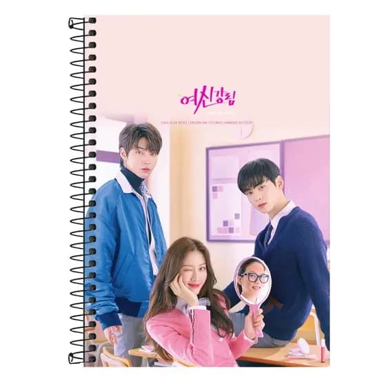 Caderno Personalizado True Beauty Beleza Verdadeira Kdrama Dorama - 1 matéria, 10 matérias e 20 matérias