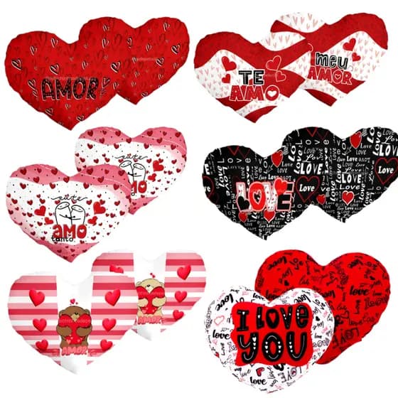 Kit Coração do Amor - Tamanho P - Medida 23x18