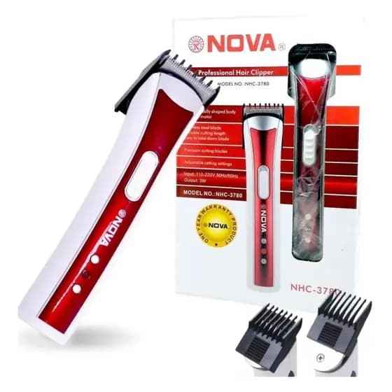 Maquina de Cortar Cabelo Aparar Barba Bateria Recarregável