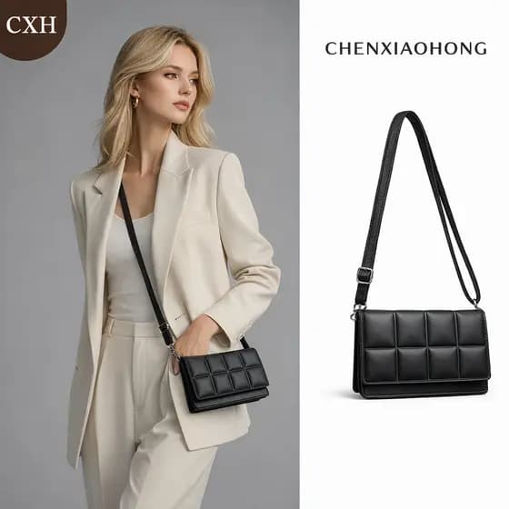 CHENXIAOHONG Bolsa Grande Xadrez, Bolsa Quadrada Pequena, Bolsa de Mão, Bolsa Transversal, Bolsa de Ombro