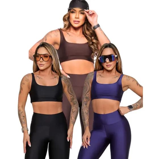 Conjunto Básico Premium kit com 3 conjuntos