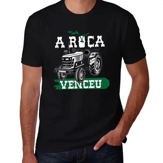 CAMISETA COUNTRY A ROÇA VENCEU REF 060
