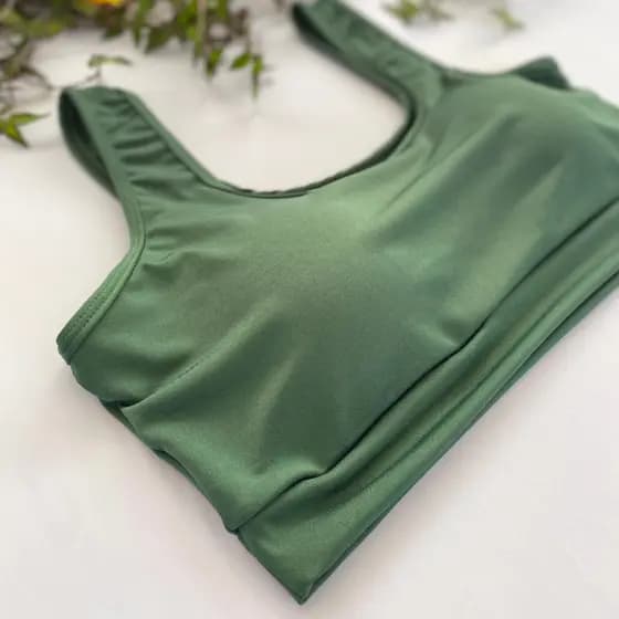 Top Academia Fitness Básico Regata com Bojo Removivel Caminhada Suplex Treino Feminino Cropped Verão