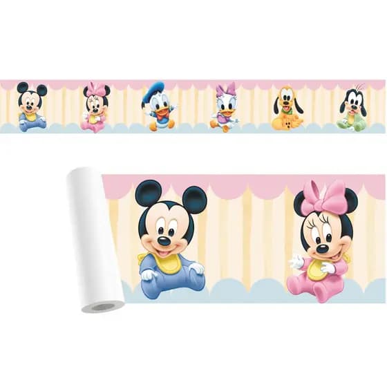 Faixa Adesiva Decorativa Parede Para Quarto Disney 6un
