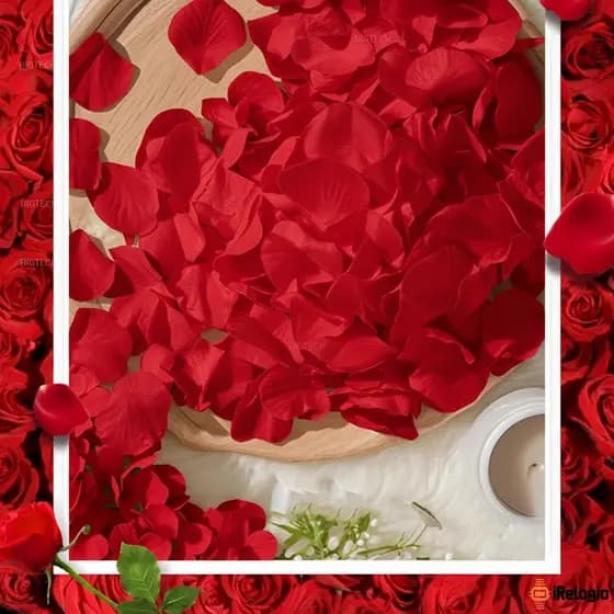 3000 Petalas De Rosas Artificiais Vermelhas Romântico Namorados Casamento Noivas Decoração