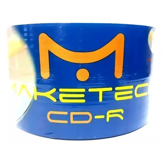 Disco Virgem Cd-r Maketech Printable De 52x Por 50 Unidades