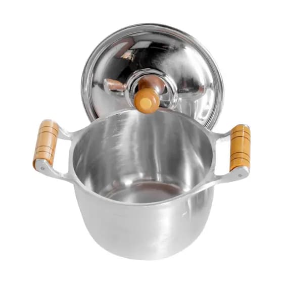 Caldeirão Aluminio Fundido Batido Craqueado 20