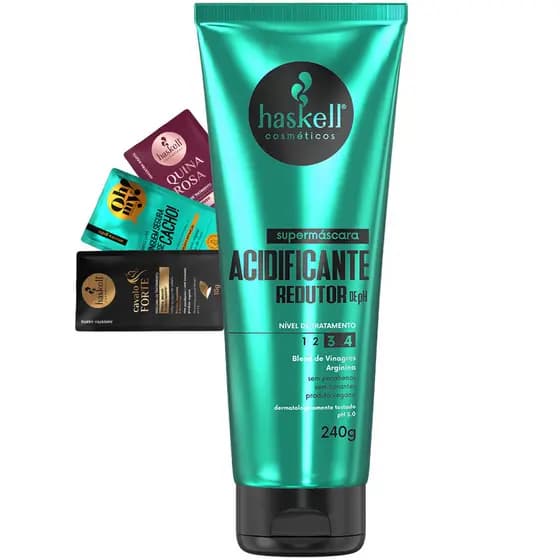 Supermáscara 240gr Haskell Acidificante Redutor de pH