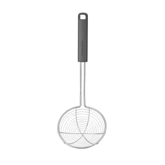 Escumadeira em Aco Inox Fritura Cozinha Cinza KitchenAid Resistente
