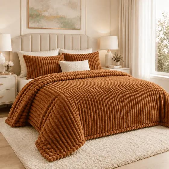 Manta Canelada Lisa Premium 2,00 x 1,80 mt