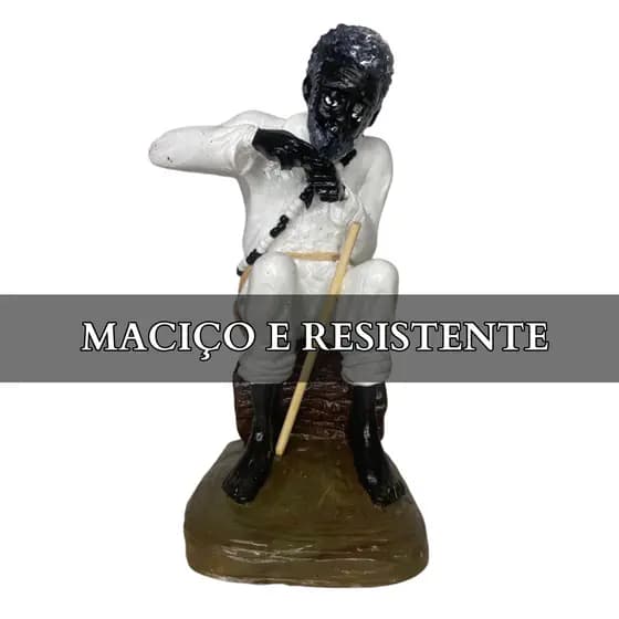 Preto Velho Imagem Umbanda 22cm Altar