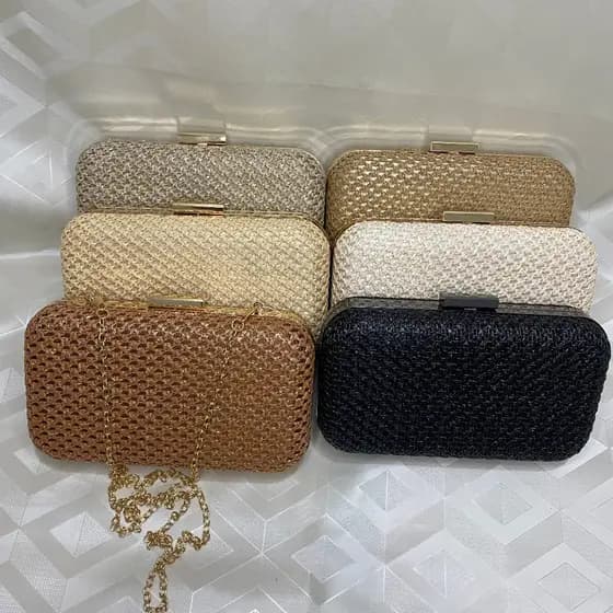 Bolsa Tiracolo / Carteira Feminina Com Glitter Para Festa / Banquete / Casamento WT168-54