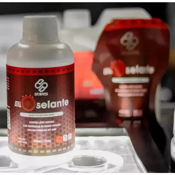 Selante Solifes para Pneu Tubeless Bike bicileta MTB 250ml 500ml Ultra Rápido