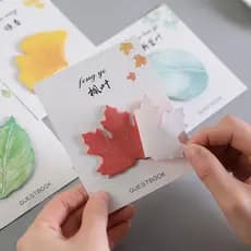 Kit de Papel Lembrete e Anotações Com Adesivo de Folha
