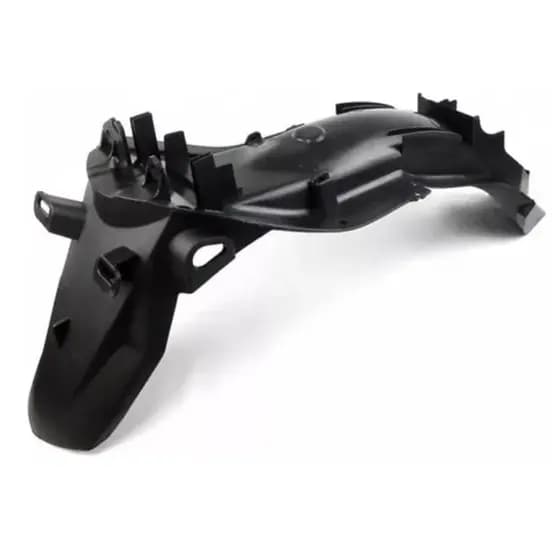 Paralama Traseiro Ybr 125 Factor 2009 2010 2011 2012 2013 2014 2015 2016 Preto Sportive