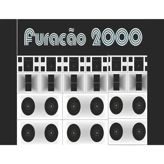 Painel Festa em Lona Tema Furacao Anos 2000