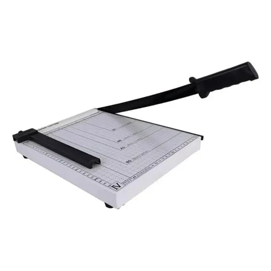 Guilhotina Papel A4 Base em Aço 30cm Cortador Profissional Até 12 Folhas Alinhador Precision Cutter