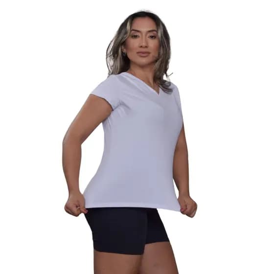 Blusa Feminina Poliamida Ideal para Look Casual ou Esportivo