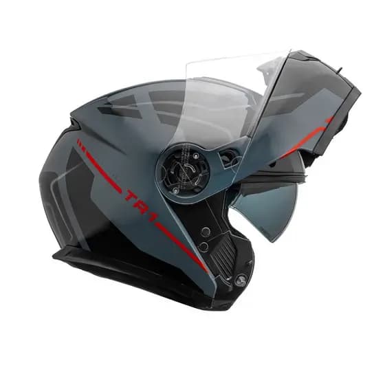 Capacete Articulado Robocop Moto Peels Tr1 Control Preto