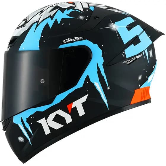 Capacete KYT TT Course Masia Winter Test Esportivo Moto GP