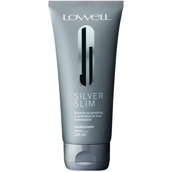 Condicionador Cabelos Grisalhos Lowell Silver Slim 200ml
