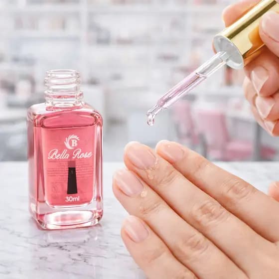 Oléo Hidratante Amolecedor de Cutícula Bella rosa 20ML Com Fragrância Flores
