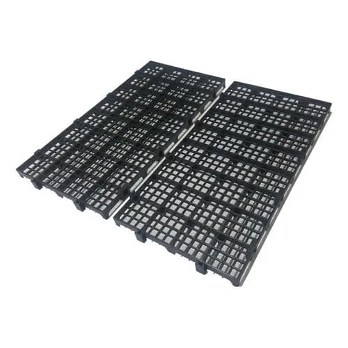 Palete Piso Encaixável 25X50 - Kit com 40 - Preto