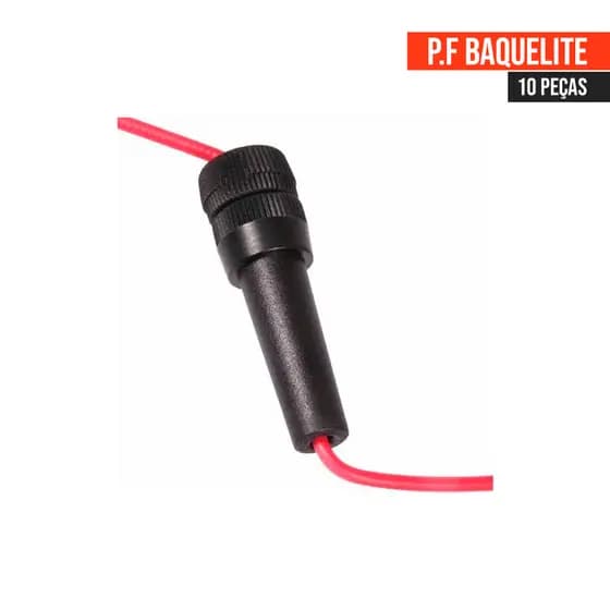 Porta Fusivel Baquelite Para Fusivel De Vidro