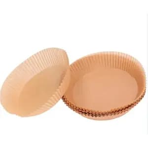 Conjunto de 50 Formas de Papel Descartável para Air Fryer Conjunto de 50 Formas de Papel Descartável para Air Fryer