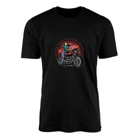Camisas Camisa Camiseta 100% Algodão Modelo Novo Motoqueiro