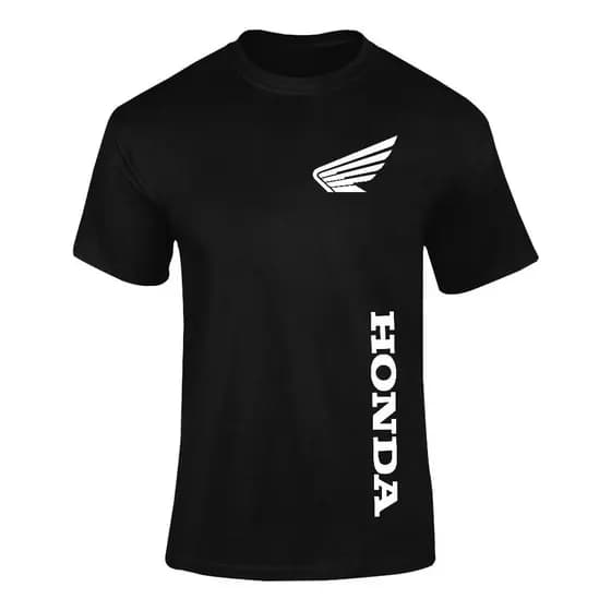 Camiseta Camisa Moto hond Algodão