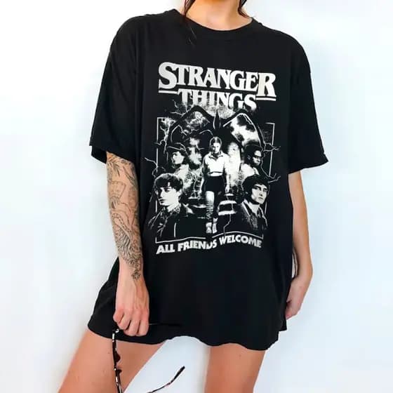 Camiseta Camisa Unissex Algodão Stranger Things