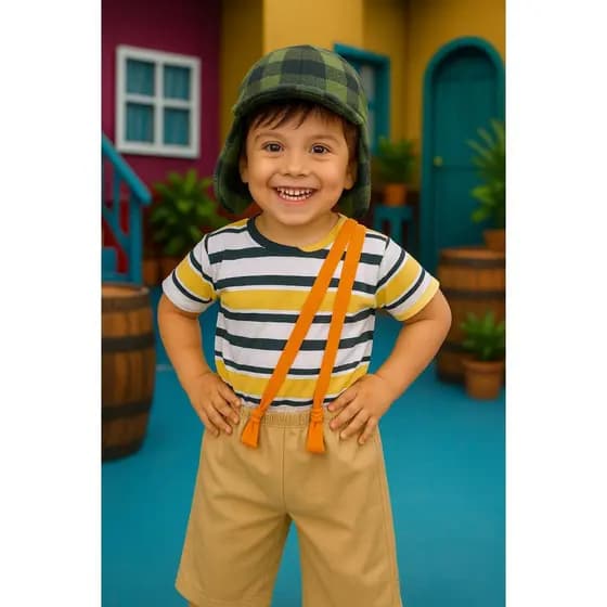 FANTASIA INFANTIL CHAVES MENINOS ANIVERÁRIOS FESTAS CARNAVAL