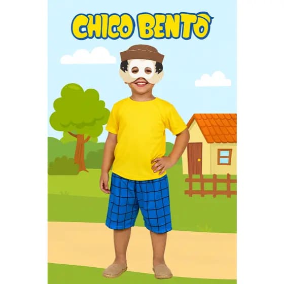 FANTASIA INFANTIL CHICO BENTO MENINOS ANIVERÁRIOS FESTAS CARNAVAL