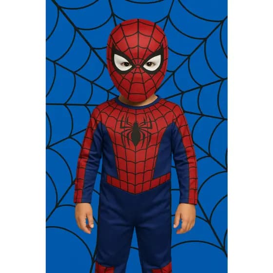 FANTASIA INFANTIL HOMEM ARANHA LONGO MENINOS ANIVERÁRIOS FESTAS CARNAVAL