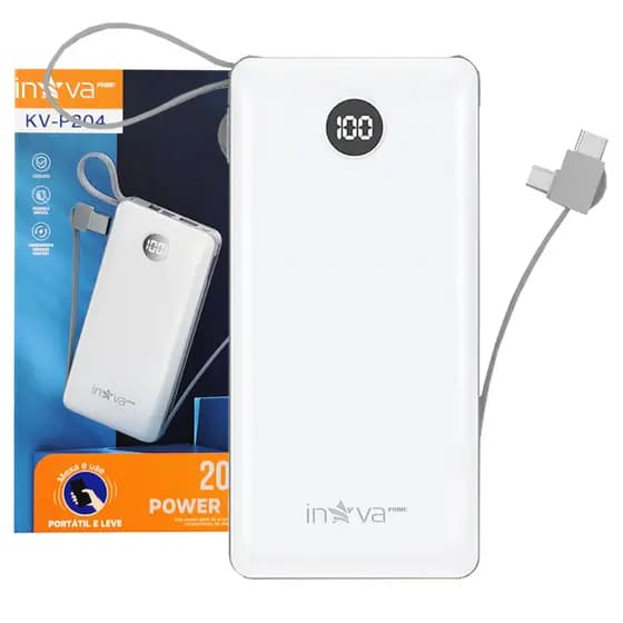 Carregador Portátil Turbo Power Bank 20000mah Original
