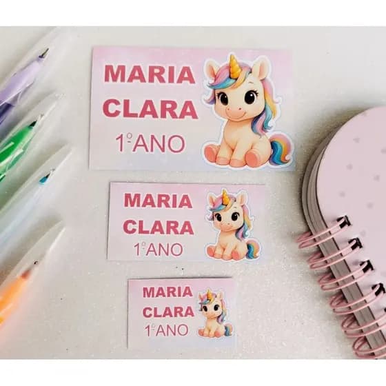 Kit de Etiquetas Adesivas Personalizadas em qualquer Tema