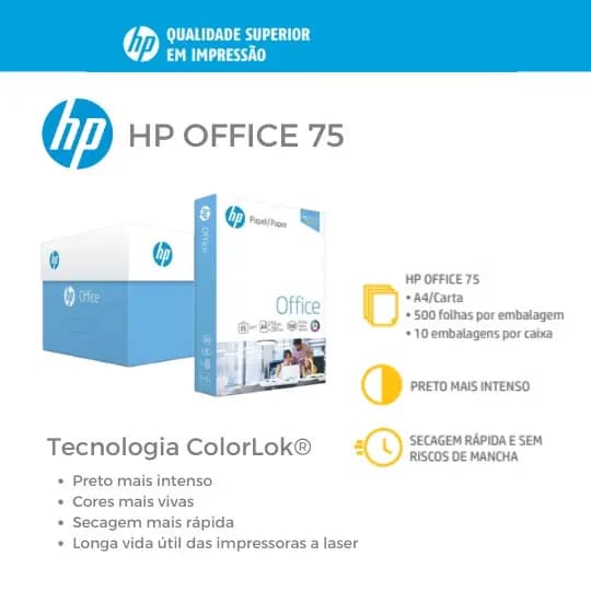 CHAMEX HP OFFICE A4 75GRS CX 5000 FLS