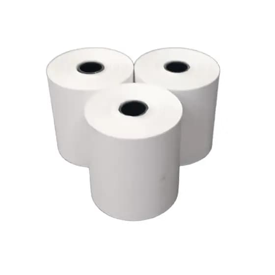 30 Rolos Bobina Térmica 57x40 Branca | Relógio Eletrônico de Ponto, Máquinas de Senha, Calculadoras