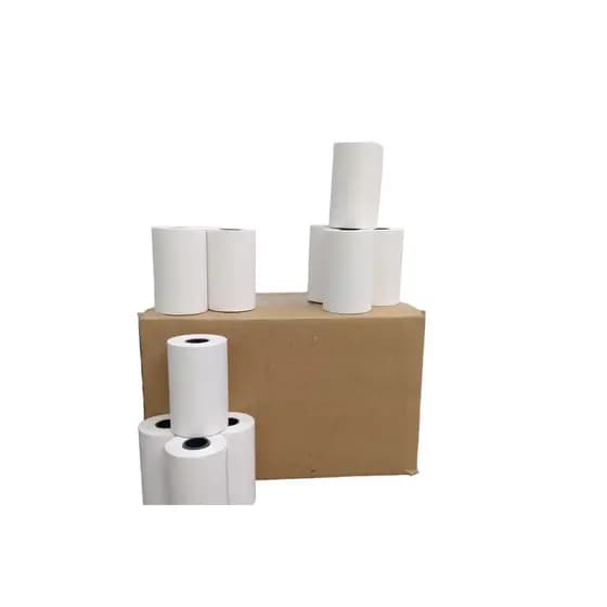 60 Rolos Bobina Térmica 57x18 Branca para Maquininha de Cartão | Bobinas Premier