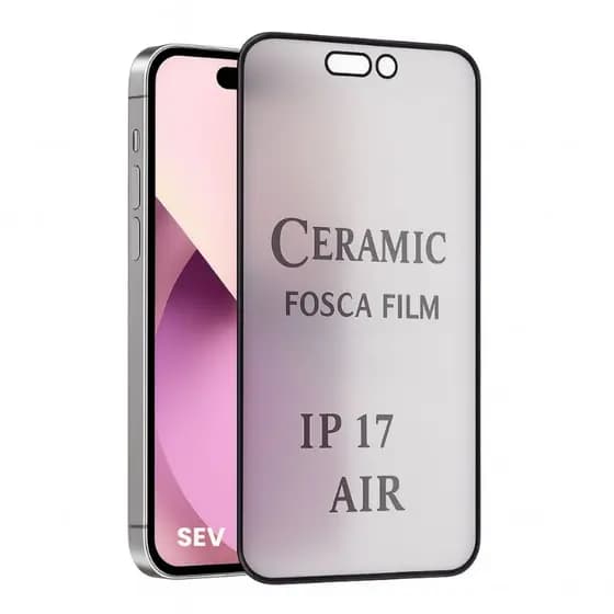 Pelicula Para iPhone 17 Air Fosca Ceramica Anti Digital Queda 9D