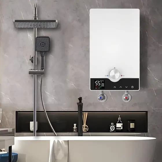 Aquecedor de Água Elétrico Instantâneo 8800W | 220V Termostático Sem Tanque para Banheiro