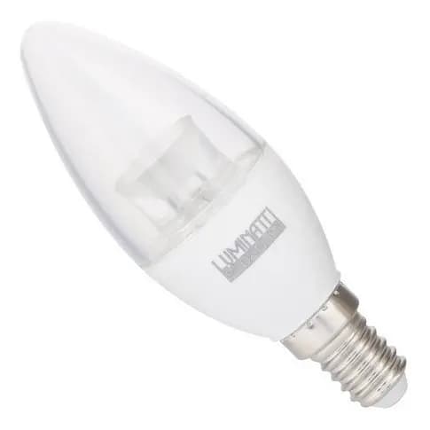 Lâmpada LED Vela Cristal 4,5w 207lm IRC80 E14 Bivolt Luminatti Luz 3000k 4000k 6000k Iluminação Casa
