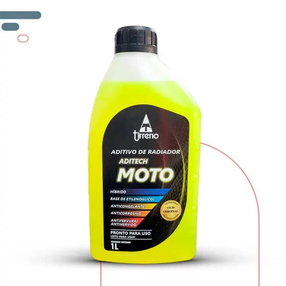 ADITIVO PRONTO PARA USO ADITECH MOTO TIRRENO 1LT (AMARELO)