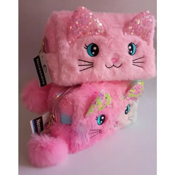 Bolsa/Estojo/Necessarie/Organizador Com Design Fofo variadas estampas( maquiagem--033)