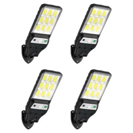 21W Mini Luminária Solar Poste Rua Refletor 108 Cob Com sensor de movimento ALTA qualidade TOP