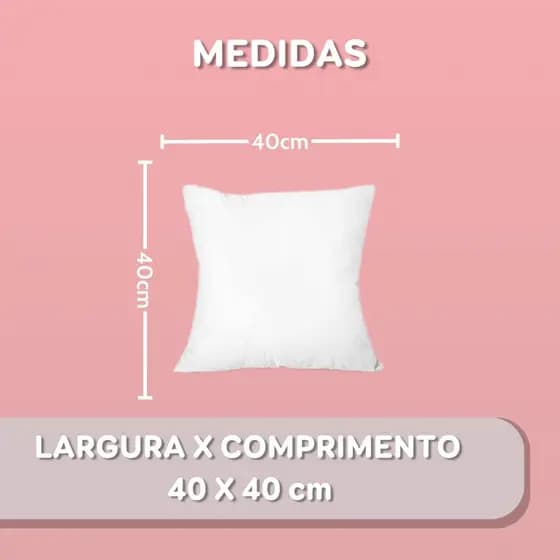 kit/3 enchimentos 40x40 Silicone Extra Macio