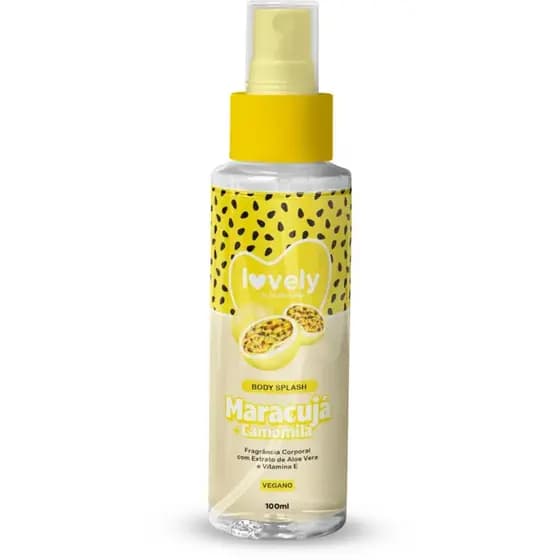 Body Splash Lovely Maracuja 100ml Face Beautiful – 1un